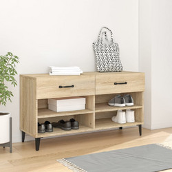 vidaXL Παπουτσοθήκη Ξύλινη Sonoma Μ102xΠ35xΥ55cm 812828