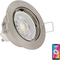 Xanlite Kozii Φωτιστικό Spot από Αλουμίνιο Led Smart WiFi και Bluetooth CCT και RGB GU10 5W 345LM