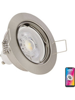 Xanlite Kozii Φωτιστικό Spot από Αλουμίνιο Led Smart WiFi και Bluetooth CCT και RGB GU10 5W 345LM