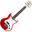Vox SDC-1 Mini Ηλεκτρική Κιθάρα 3/4 ST Style με H Μαγνήτες και Ταστιέρα Purple Heart Red