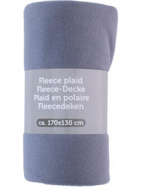 Κουβέρτα Fleece Ριχτάρι Καναπέ με μαλακή υφή, 170x130 cm Μπλε Ραφ
