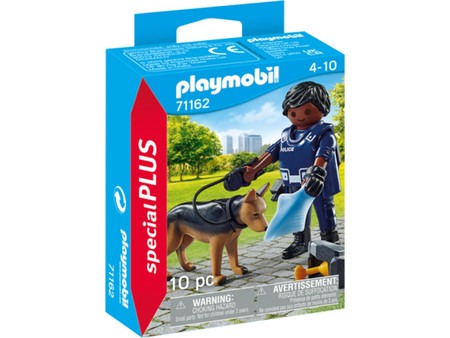 Playmobil Special Plus Αστυνομικός με Σκύλο-Ανιχνευτή για 4-10 Ετών 71162