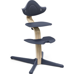 Stokke Nomi Natural Καρεκλάκι Φαγητού με Ροδάκια Navy