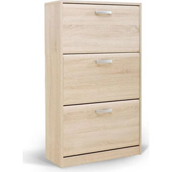 Matis Odisej 3V Παπουτσοθήκη Ξύλινη Δρυς Μ70xΠ28xΥ120cm 130212