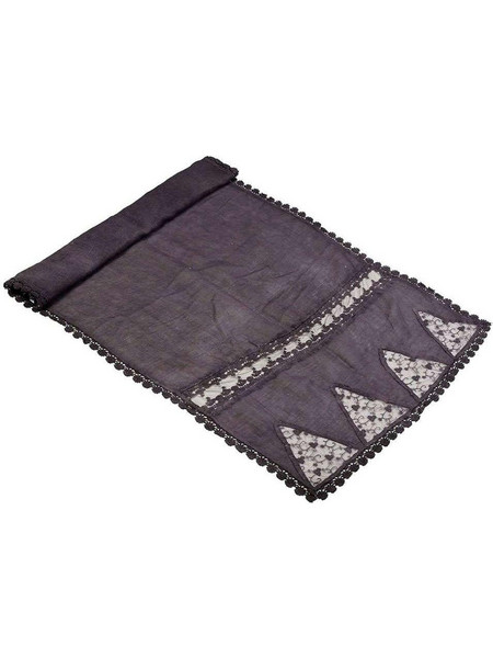 Τραβέρσα ARF235 200x70cm Purple Espiel 70X200 100% Βαμβάκι