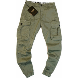 Cosi Ανδρικό Παντελόνι Cargo Joggers Ελαστικό Κανονική Εφαρμογή Χακί 61-OTTOE