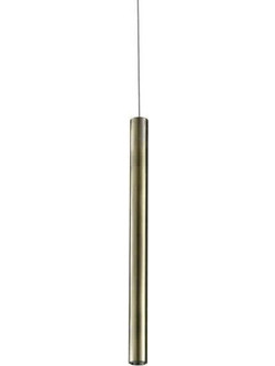 Intec LED-OBOE-SM BRO Κρεμαστό Φωτιστικό Οροφής Μονόφωτο LED με Φυσικό Λευκό Φως