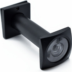 Ματάκι Εξώπορτας Τετράγωνο 60-100mm σε Μαύρο Ματ Perfect 410-7