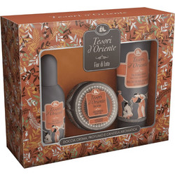Tesori d'Oriente Fior di Loto Eau de Parfum 100ml + Shower Gel 250ml + Scented Candle 109gr