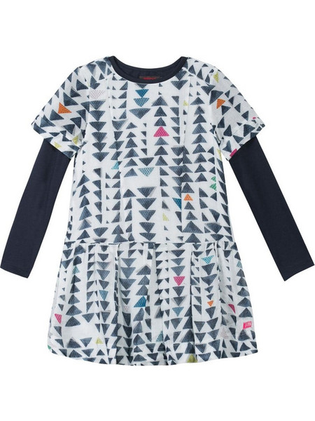Catimini Σετ με Φόρεμα 2 In 1 Pop Play Print Dress CI30365-11 Εκρού Κορίτσι