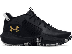 Under Armour Lockdown 6 Παιδικά Αθλητικά Παπούτσια για Μπάσκετ Μαύρα 3025618-003