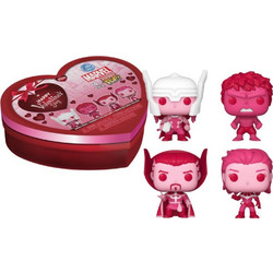 Funko Pop! Pocket Mystery Marvel Heroes Valentine's Day Set 4-Pack Exclusive