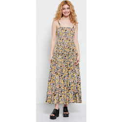 Funky Buddha Midi Καλοκαιρινό Καθημερινό Φόρεμα Floral FBL007-148-13