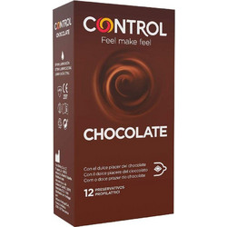 Control Feel Make Feel Chocolate Προφυλακτικά με Γεύσεις & Λιπαντικό 12τμχ