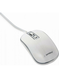 Gembird MUSW-4B-04-WS Ασύρματο Ποντίκι White