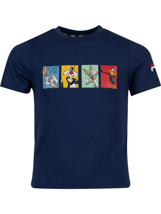 Fila Lasel Παιδικό T-Shirt Κοντομάνικο Navy Μπλε FAK0018-50001