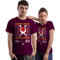 Japan Pride (Κοντομάνικο Ανδρικό / Unisex) - Burgundy