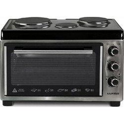 Luxell LX-13577 Ηλεκτρικό Φουρνάκι 40lt με 3 Εστίες