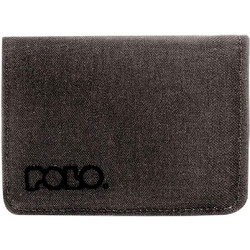 POLO SMALL RFID WALLET - ΓΚΡΙ