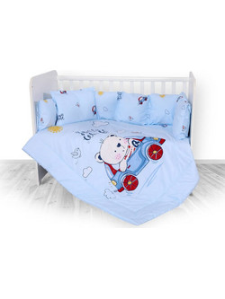 Lorelli Bear & Car Σετ Κούνιας Blue 4τμχ 20800144601