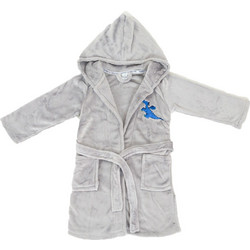 Dinosaur Fleece παιδική ρόμπα γκρι W23
