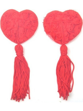Nipple Covers Red Lace Rose Mokko Toys