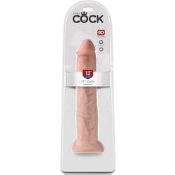 Pipedream King Cock 13" Ρεαλιστικό Dildo με Βεντούζα 33cm Flesh