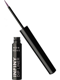 Mon Reve Infiny Dip Liner 03 Funky Eggplant Αδιάβροχο Πινέλο Eyeliner 2ml