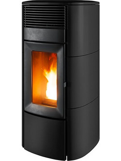 MCZ Club Air 10 Black Σόμπα Pellet Αερόθερμη 10kW