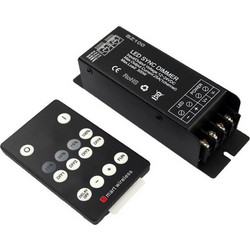 Power dimmer sz100-sync 12-24V DC με τηλεχειρισμό για μονόχρωμες λωρίδες led - SZ100-SYNC
