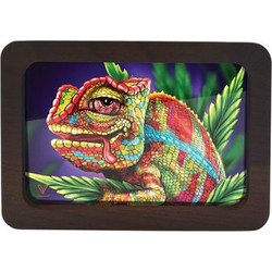 V-Syndicate Rolling Tray Ξύλινος Δίσκος Chameleon 3D - Small (20x14cm)