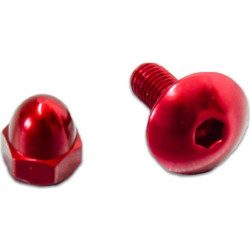 ΒΙΔΑ ΚΑΙ ΠΑΞΙΜΑΔΙ ΔΟΧΕΙΟΥ ΦΡΕΝΩΝ ALUMINIUM RESERVOIR MOUNT BOLT KIT FRONT BRAKE RED RESMONFB70R PRO BOLT