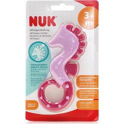 Nuk All Stages Ιππόκαμπος Pink 3m+ 1τμχ