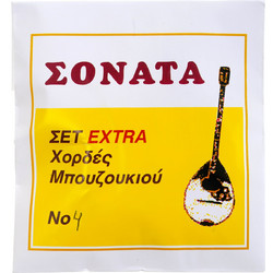 Σονάτα Extra No.4 Σετ 8 Χορδές Μπουζουκιού