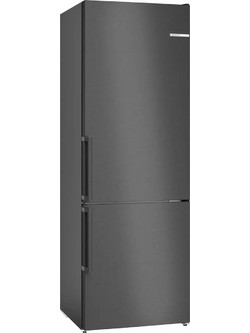 Bosch KGN49VXDT Ψυγειοκαταψύκτης 438lt Full No Frost Υ203xΠ70xΒ67cm Μαύρος