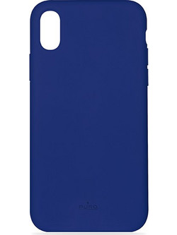 Puro Icon Back Case Blue (iPhone XR)