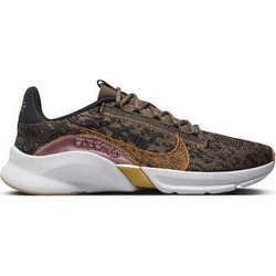 Nike SuperRep Go 3 Next Nature Flyknit Premium Γυναικεία Αθλητικά Παπούτσια για Τρέξιμο Καφέ DQ4679-001