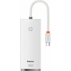 Baseus Lite Series 25cm USB Hub 3.0 USB-C με 5 Θύρες USB-A / USB-C