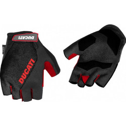 Γάντια Ποδηλασίας Ducati Gel-padded Gloves (DUC-GLW-EBK-BR) Μαύρα