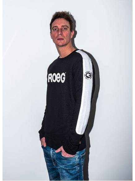 Roeg Φούτερ Randy Sweat Jersey black/white
