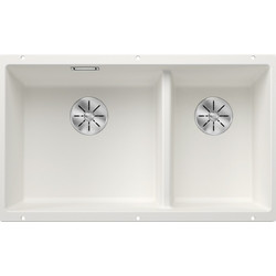 Blanco Subline 430/270-U Υποκαθήμενος Νεροχύτης Γρανίτη White 523155 75.5x46cm