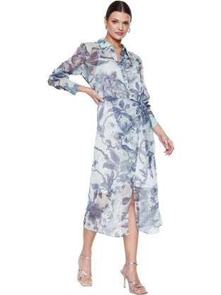 Guess Lama Midi Φόρεμα Floral W3RK18WDW52-P7DO