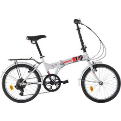 Orient Bikes Easy Σπαστό Ποδήλατο Πόλης 20" Αλουμινίου με 6 Ταχύτητες Λευκό