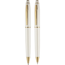 Σετ Δώρου Noble 35 Διπλό (Fountain Pen + Ball Point ) Χρυσό/Χρωμέ Σε Premium Box Sc-54397 Scrikss