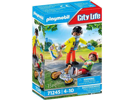 Playmobil City Life Διασώστης & Παιδάκι για 4-10 Ετών 71245