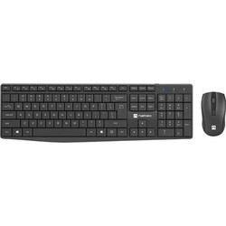 Natec Squid Black Ασύρματο Σετ Πληκτρολόγιο & Ποντίκι