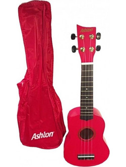 Ashton UKE170 Soprano Red with Case