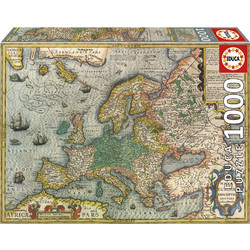 Puzzle Educa Map Of Europe 1000 Κομμάτια