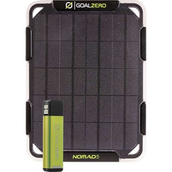 Goal Zero Nomad5 Goal Zero Ηλιακός Φορτιστής Φορητών Συσκευών 5W 5V με σύνδεση USB (41400) Κωδικός: 29883089