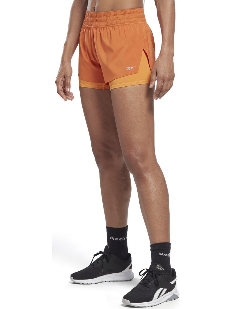 Reebok Sport Run In Αθλητικό Γυναικείο Σορτς Running Πορτοκαλί HT3702